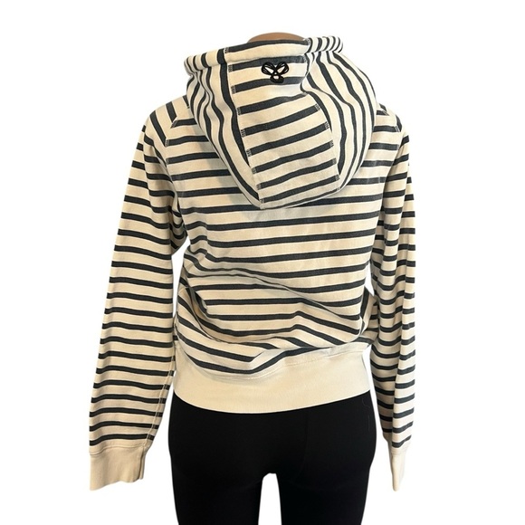 TNA Aritzia Navy Blue and White Striped Jacket - Picture 5 of 8